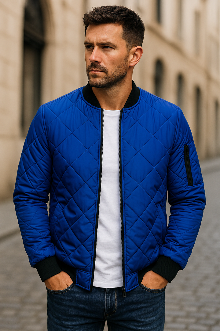 Han - Baumwolljacke mit Rhombus-Muster