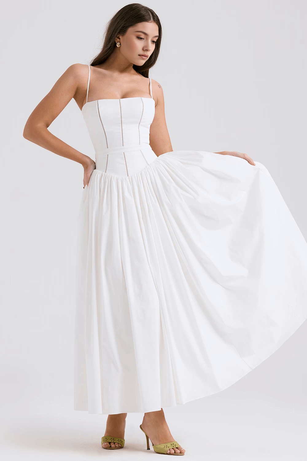 VIOLETTA - Posy Midi Kleid