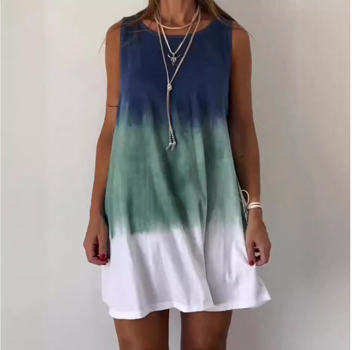 Josie - Mini-Kleid mit Gradient-Trade-Dye-Druck
