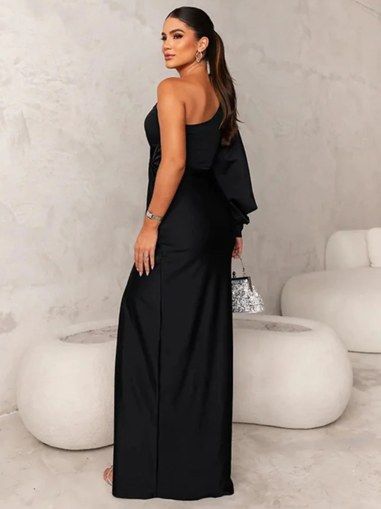 ANNA SATINNIGHT MAXIKLEID