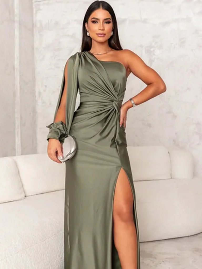 ANNA SATINNIGHT MAXIKLEID