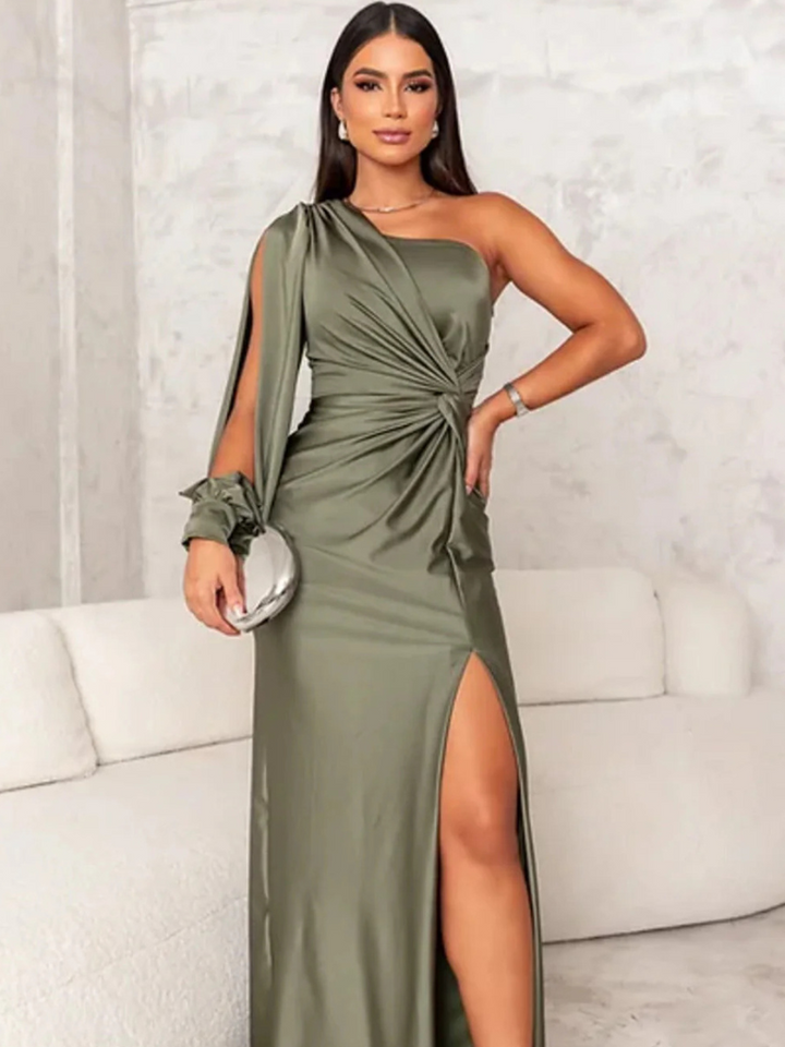 ANNA SATINNIGHT MAXIKLEID