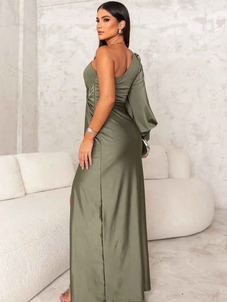 ANNA SATINNIGHT MAXIKLEID