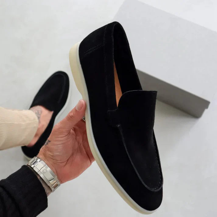 Elegante Slipper aus Veloursleder für Herren