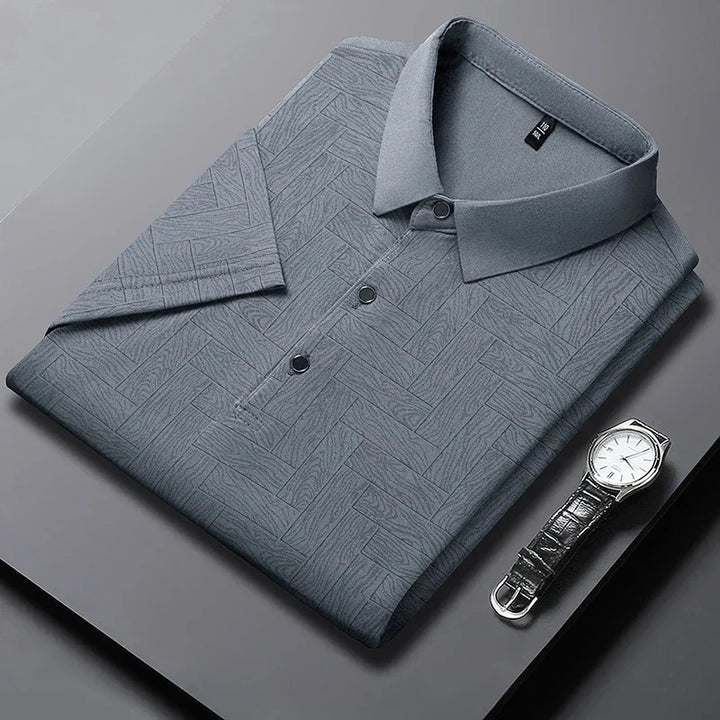 ROSSI ROMA | Luxus-Polo mit Muster