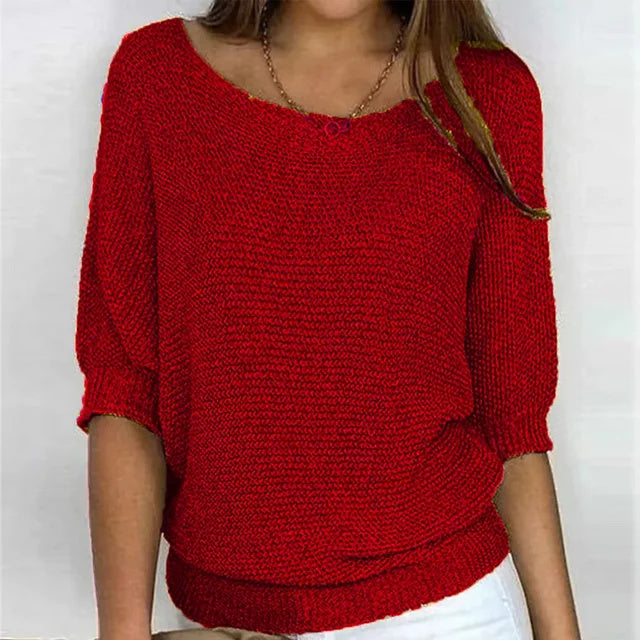Eunice™ | Locker sitzendes Stricktop