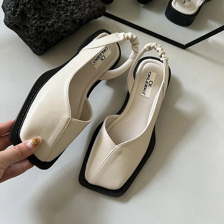 Lidia™ | Slingback-Sandalen mit quadratischer Zehenpartie