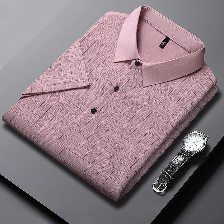 ROSSI ROMA | Luxus-Polo mit Muster