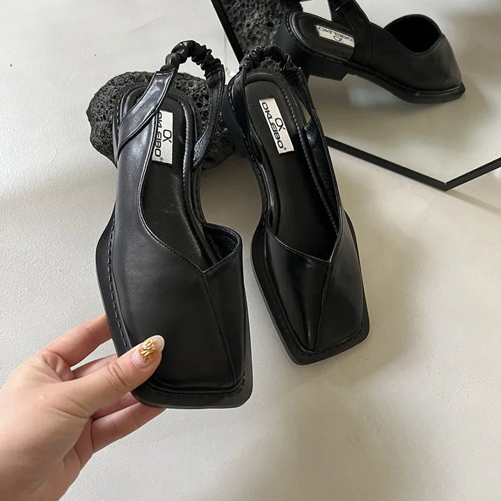 Lidia™ | Slingback-Sandalen mit quadratischer Zehenpartie