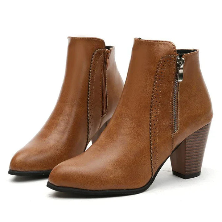 Elsa | Vintage-Lederstiefeletten