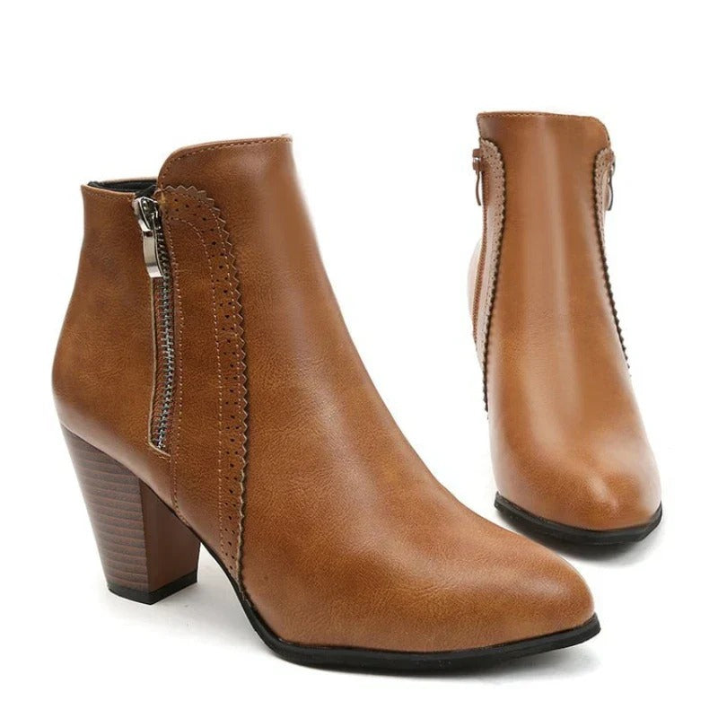 Elsa | Vintage-Lederstiefeletten