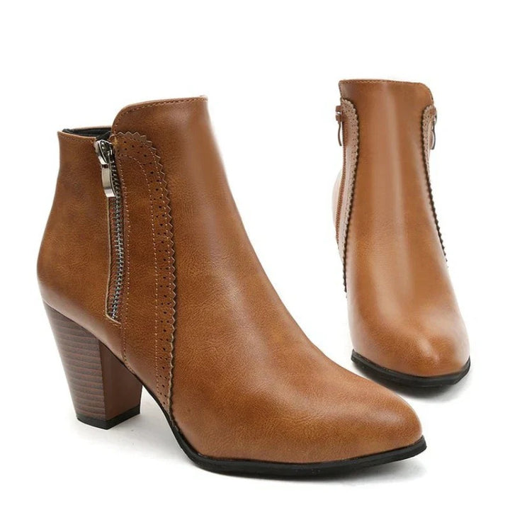 Elsa | Vintage-Lederstiefeletten