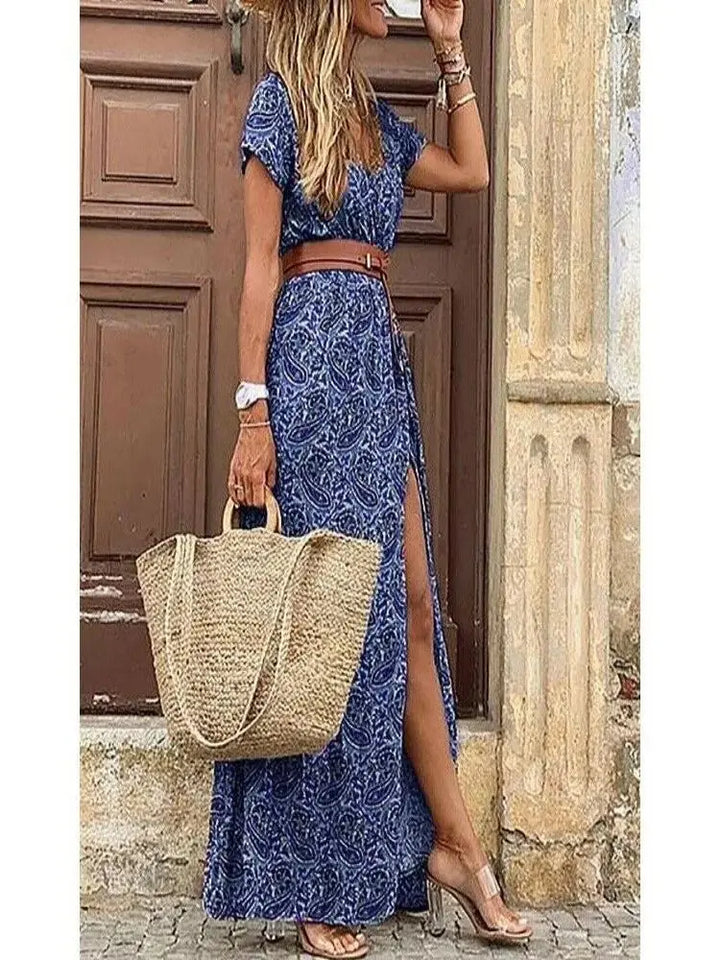 Vivienne | Blumenförmiges Faltenmidikleid