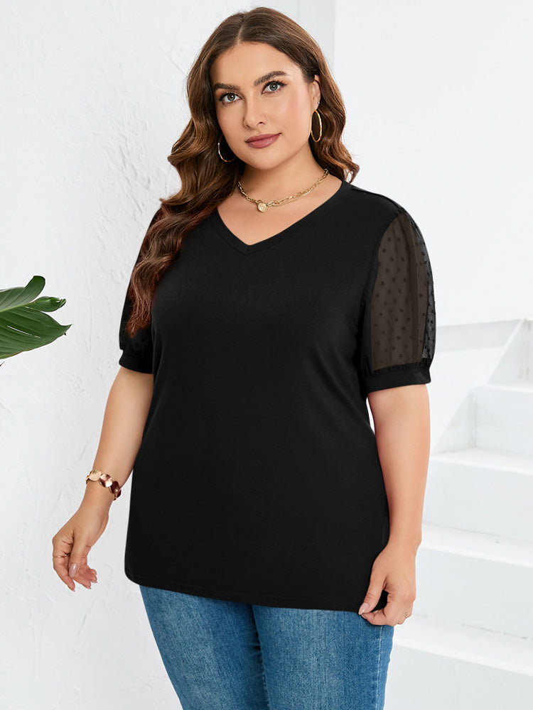 Rhianna™ | Elegantes Top mit Puffärmeln