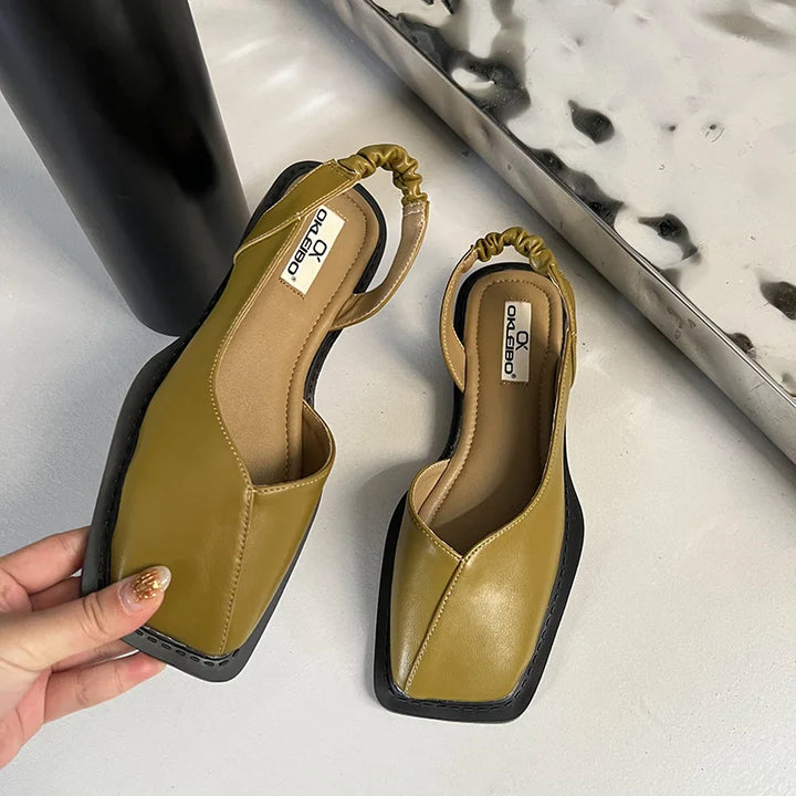 Lidia™ | Slingback-Sandalen mit quadratischer Zehenpartie
