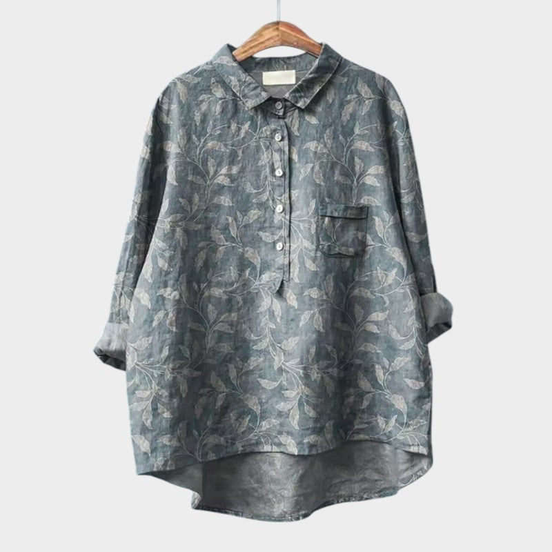 SOFIA | Oversized Blumenbluse mit täglichem Komfort und strahlendem Stil für jeden Anlass