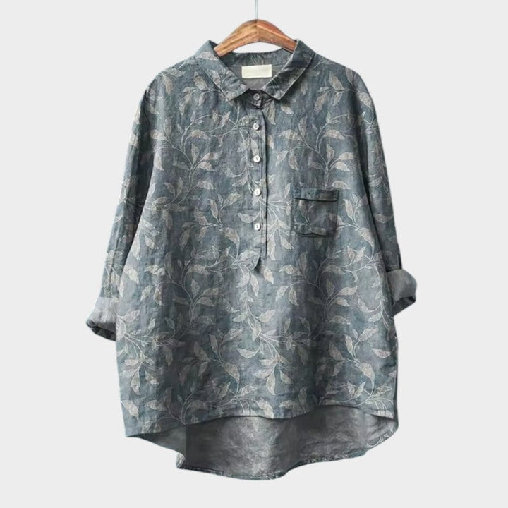 SOFIA | Oversized Blumenbluse mit täglichem Komfort und strahlendem Stil für jeden Anlass