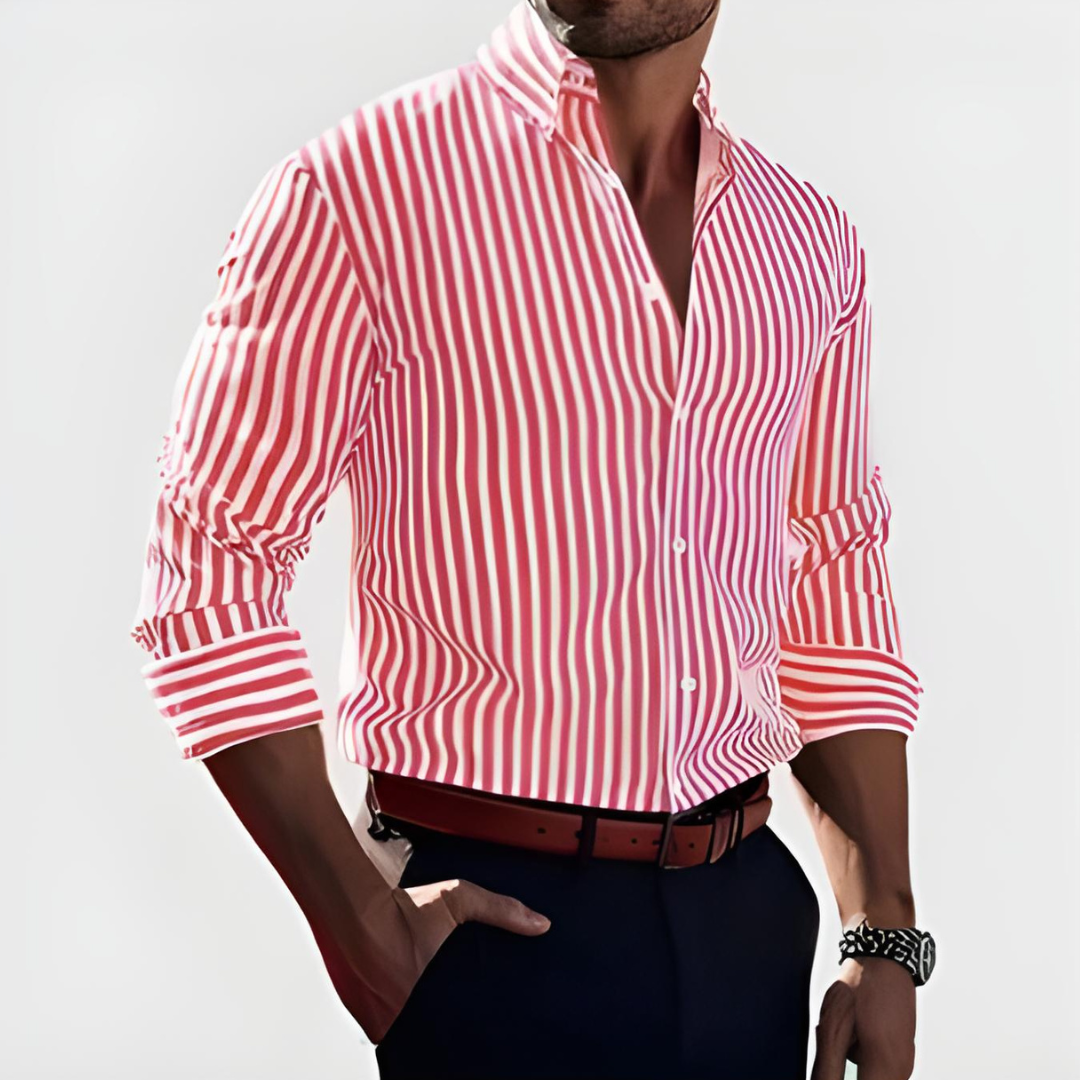 Leo™ | Gestreiftes Hemd „Confidence“