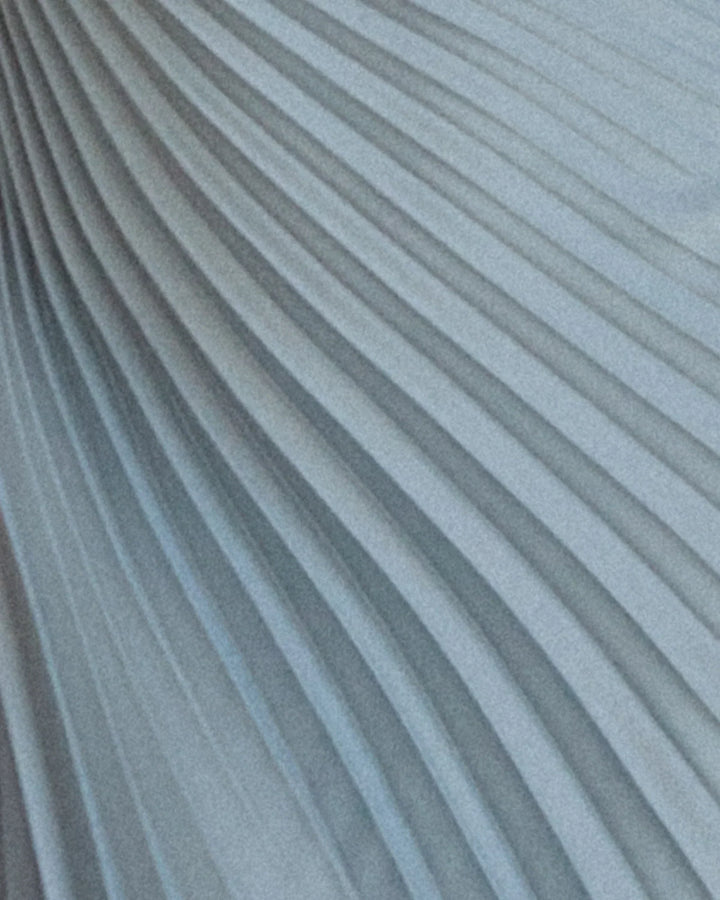 Delfina - Satin Ein-Schulter Plissiertes Abendkleid