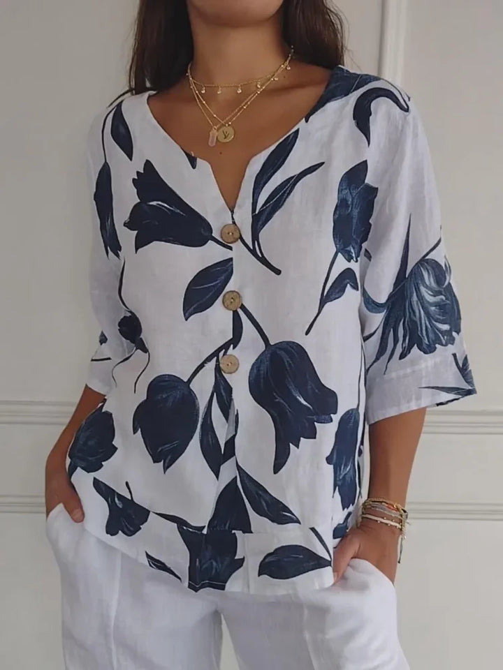 Lena | Bluse mit Blumen