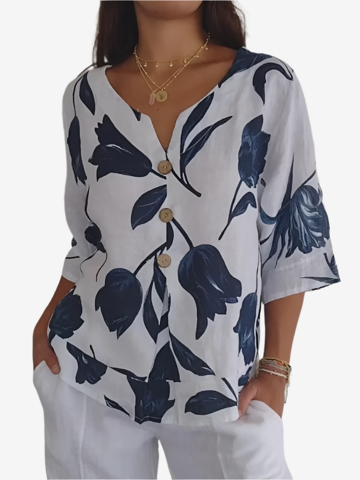 Lena | Bluse mit Blumen