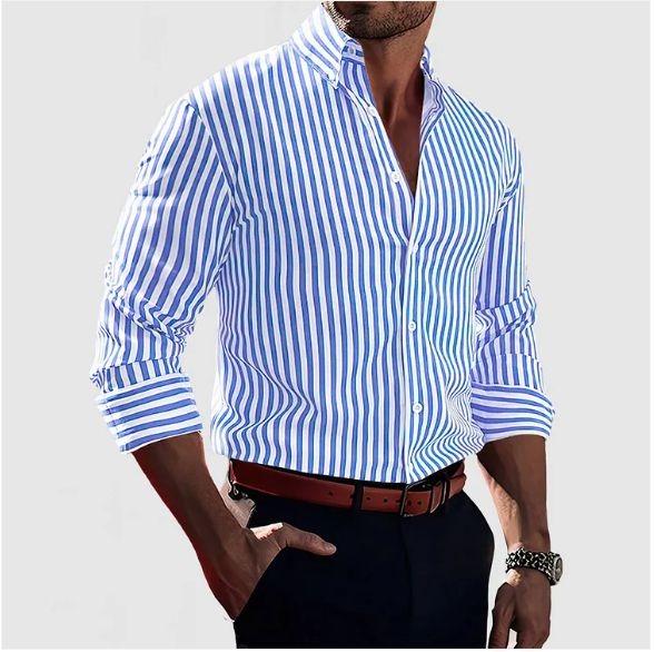 Leo™ | Gestreiftes Hemd „Confidence“