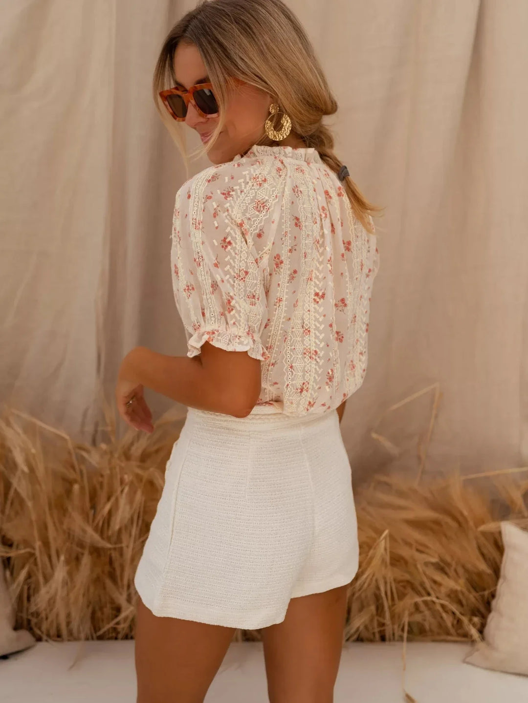 ELINA™ | Die Blumen-Bluse