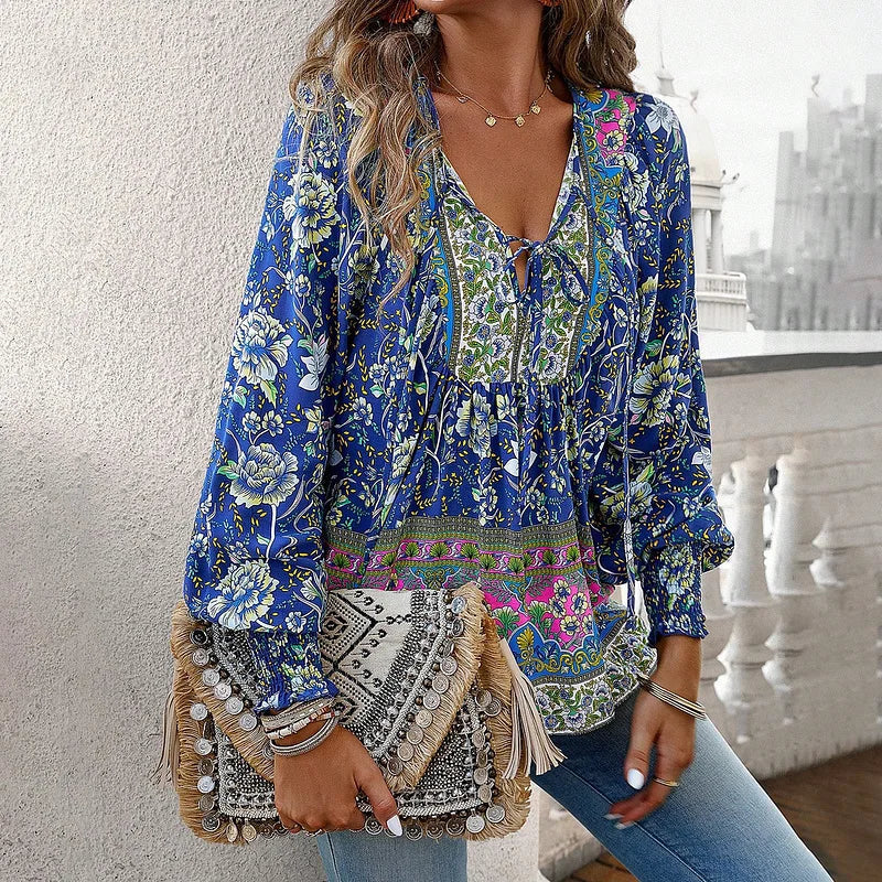 Sallie™ | Oberflächendesign Bohemien-Flüssigkeit mit Blumenmuster