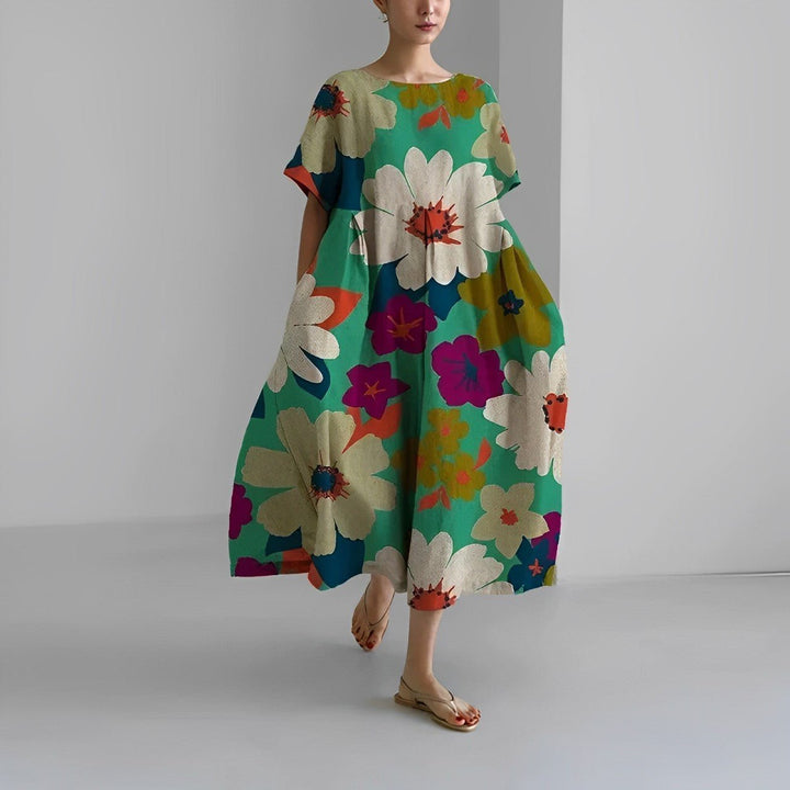 Claire™ – Bohemian Kleid mit Blumenmuster