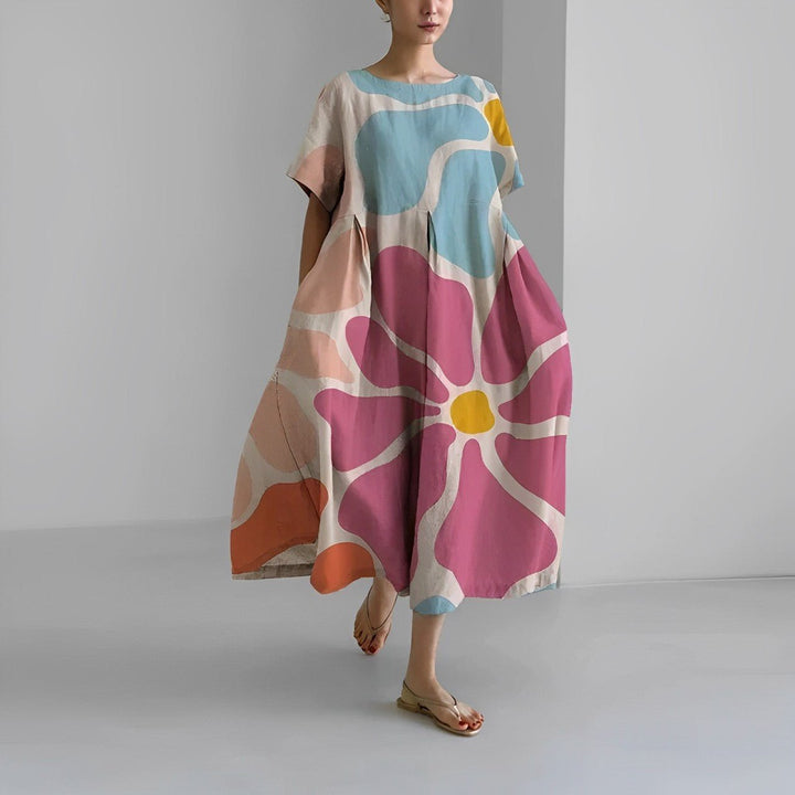 Claire™ – Bohemian Kleid mit Blumenmuster