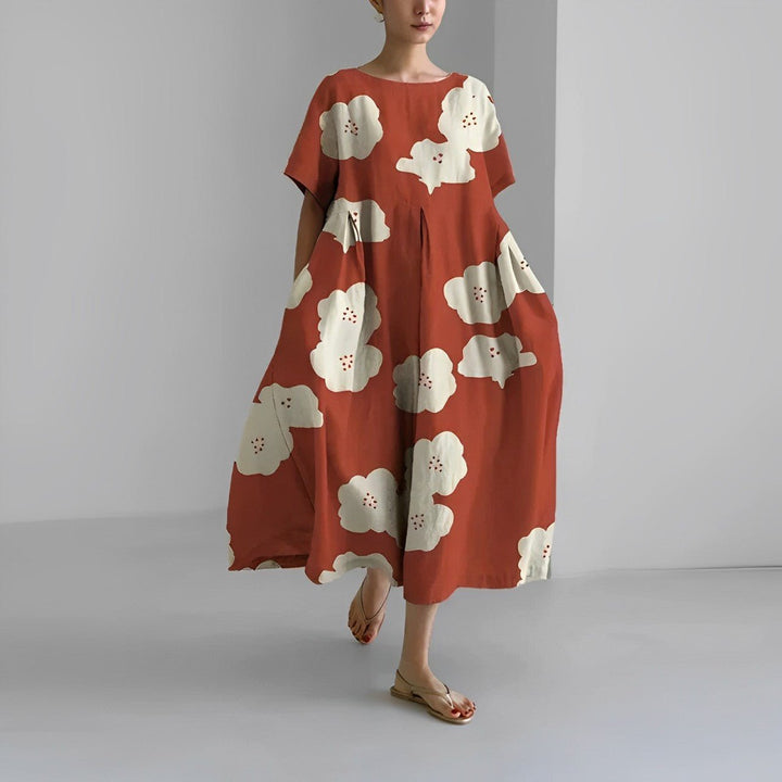 Claire™ – Bohemian Kleid mit Blumenmuster