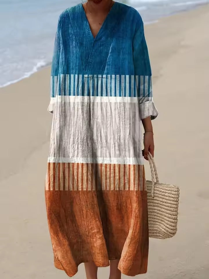 Heike | Luftiges Maxikleid mit floraler Note