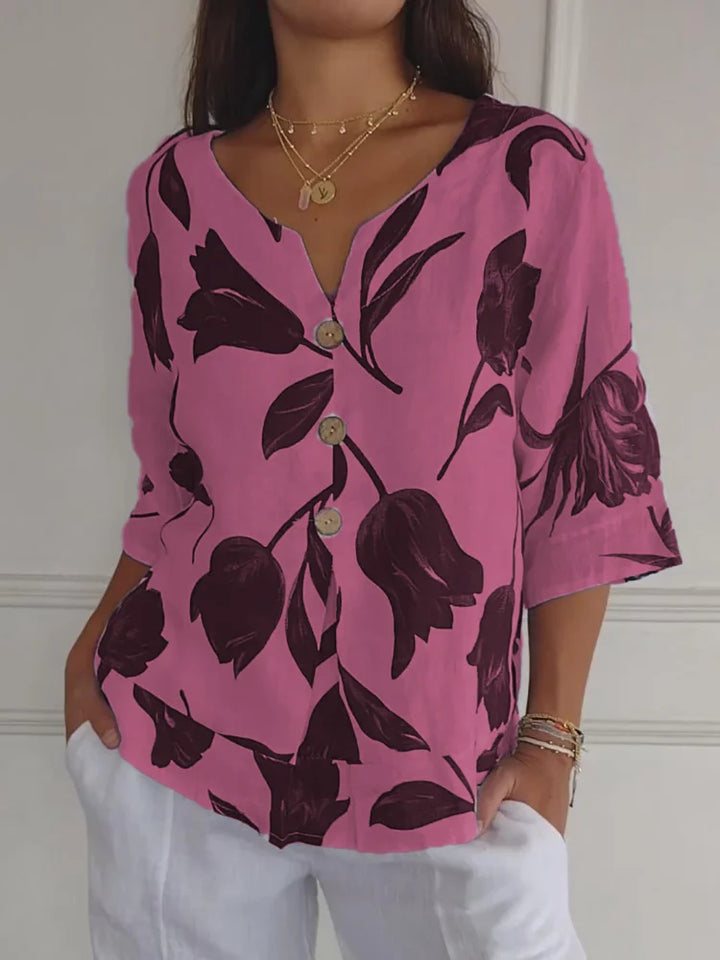Lena | Bluse mit Blumen