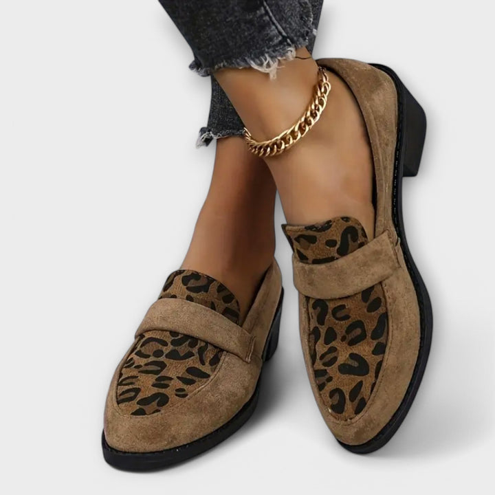 Karla | Elegante Damen Schuhe mit Leo-Print