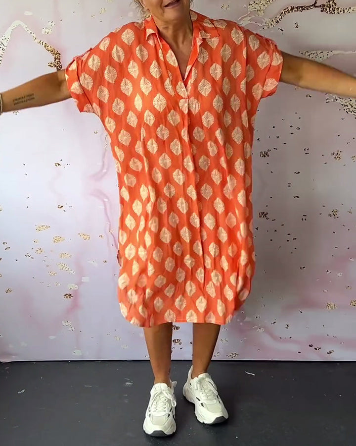 Stilvolle Kleid mit V-Ausschnitt