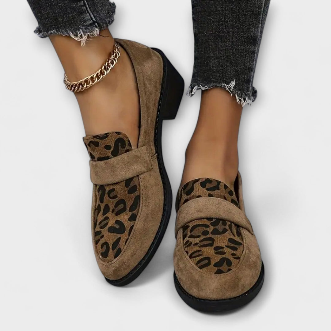 Karla | Elegante Damen Schuhe mit Leo-Print