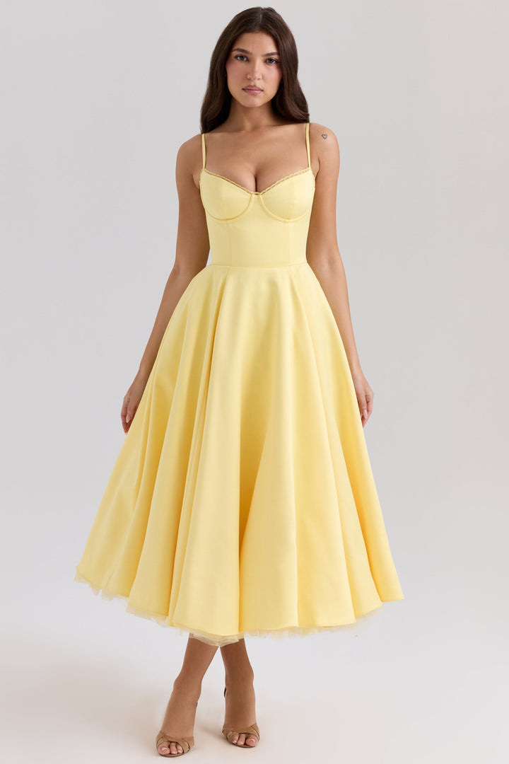 Cindy Tüll Midi Kleid