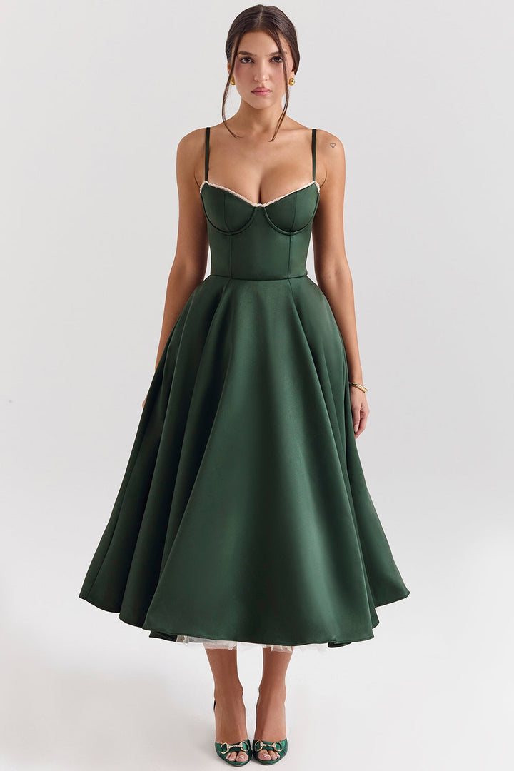 Cindy Tüll Midi Kleid