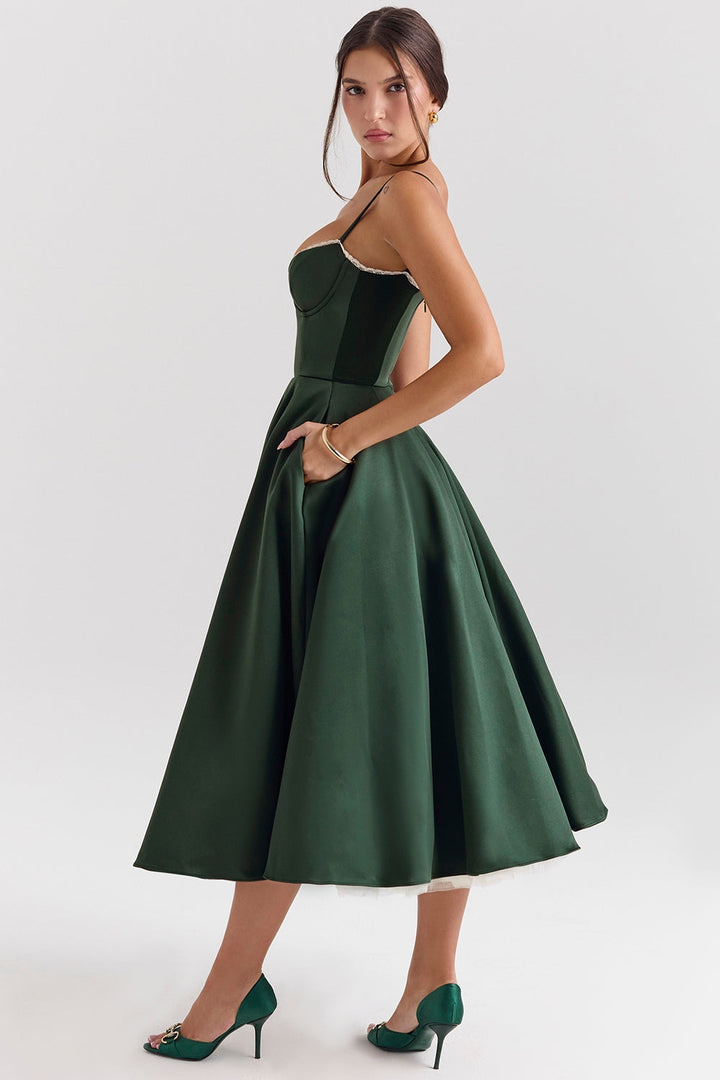 Cindy Tüll Midi Kleid
