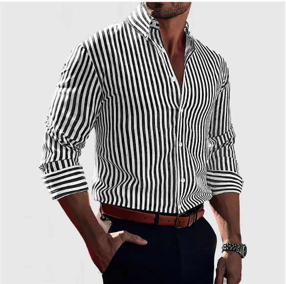 Leo™ | Gestreiftes Hemd „Confidence“