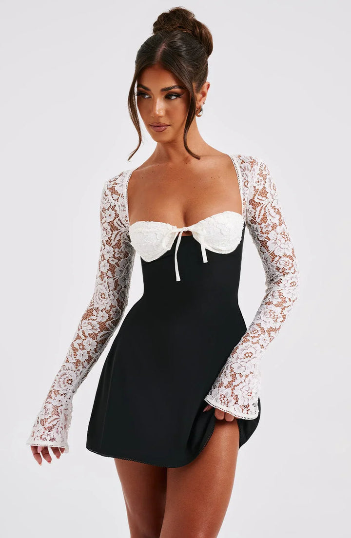 ANASTASIA  | Kurzes Spitzenkleid Elegant
