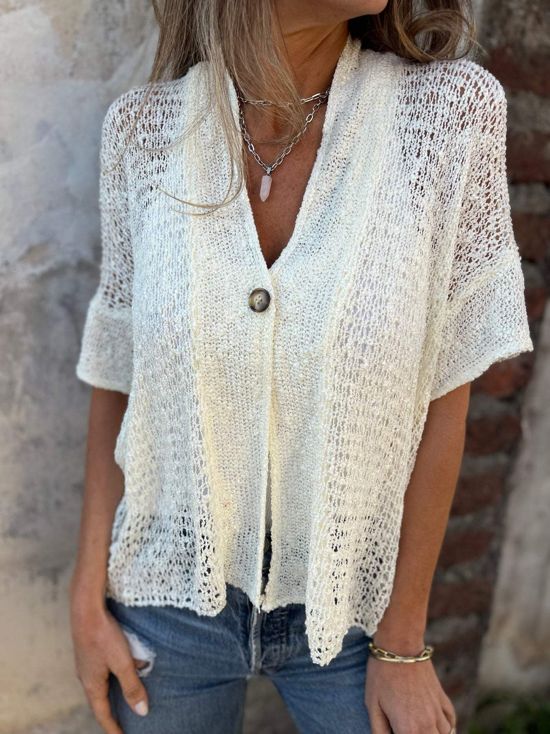 Ivonie™ | Elegantes strukturiertes Top