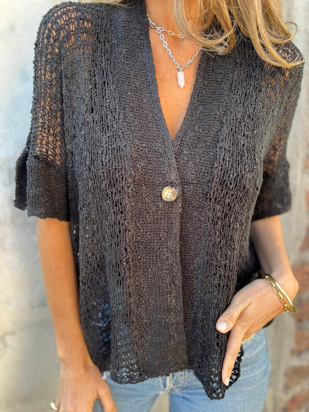 Ivonie™ | Elegantes strukturiertes Top