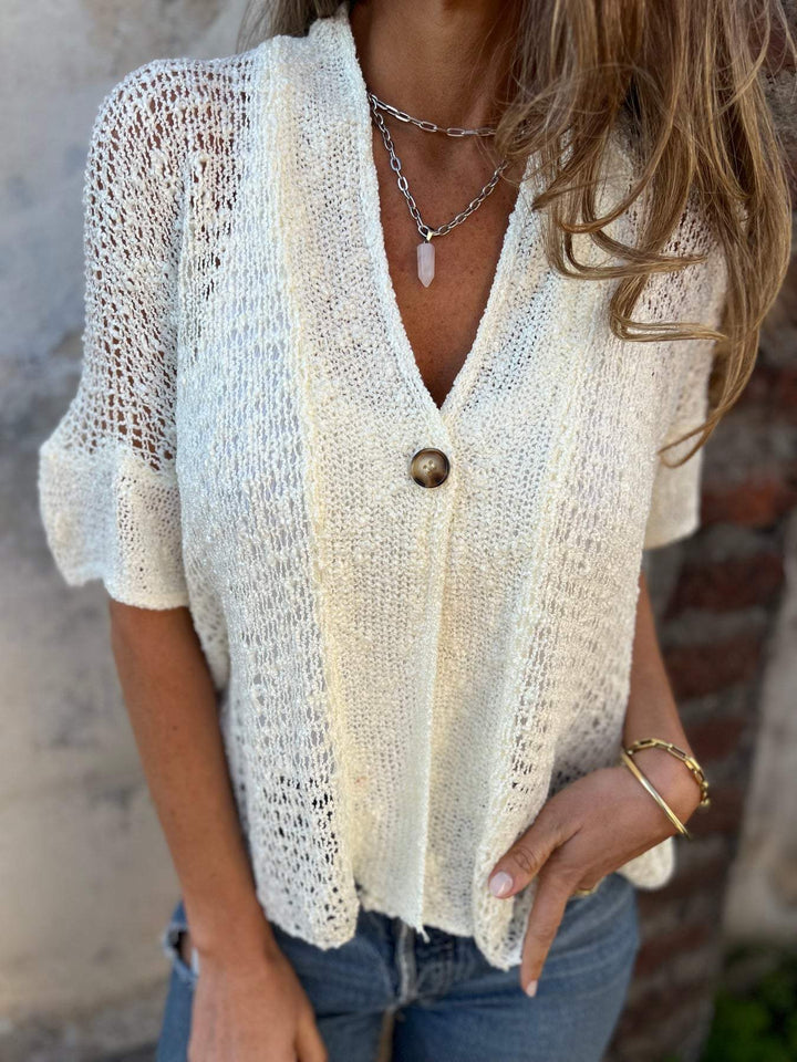 Ivonie™ | Elegantes strukturiertes Top