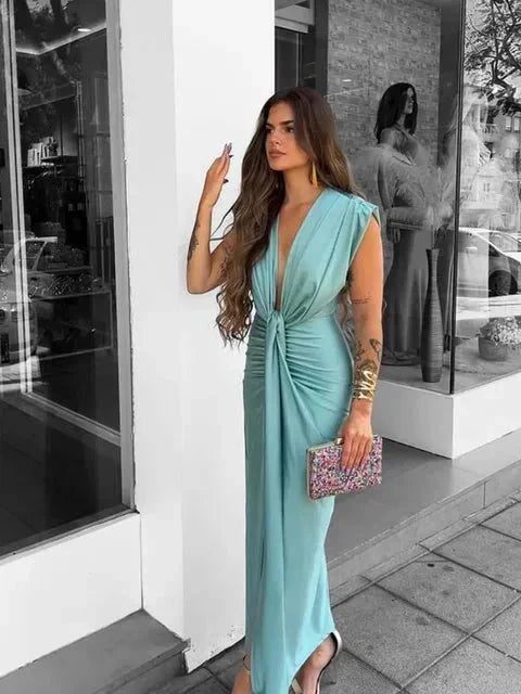 Cordelia | Elegantes Drapiertes Kleid