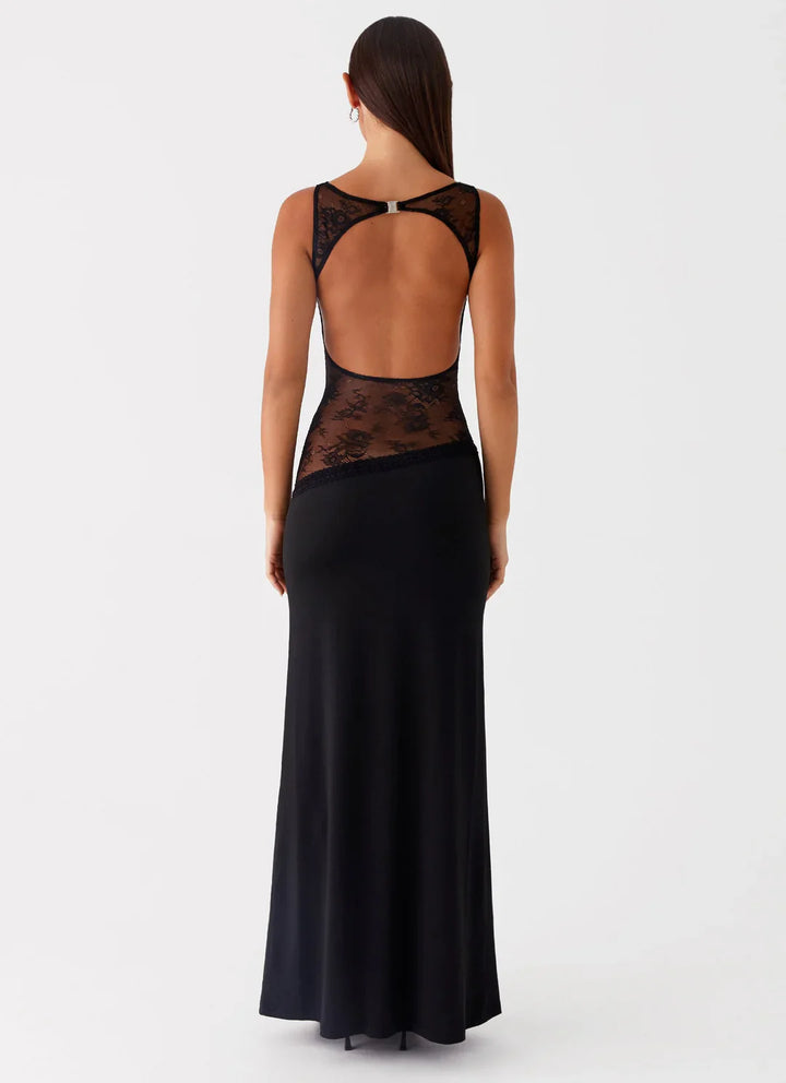 GIULIA  | Elegantes langes Kleid mit feinen Details