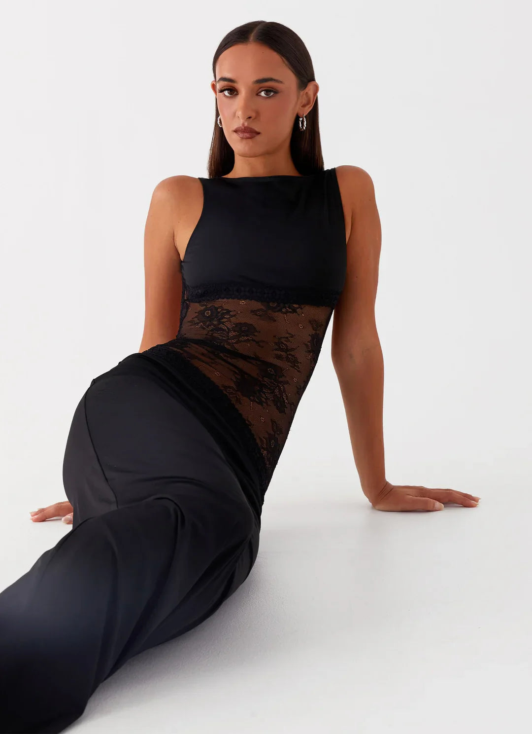 GIULIA  | Elegantes langes Kleid mit feinen Details