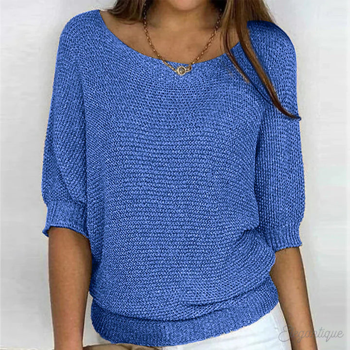Eunice™ | Locker sitzendes Stricktop