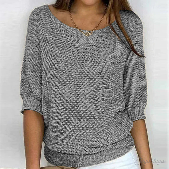 Eunice™ | Locker sitzendes Stricktop