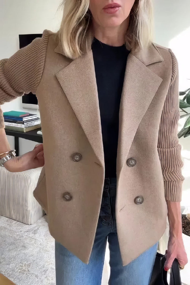 CLAIRE | Patchwork Cardigan in Jeans